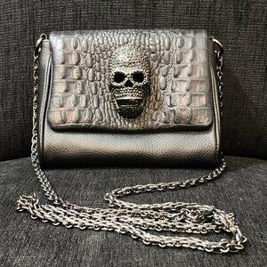 Black Skull Crossbody Bag